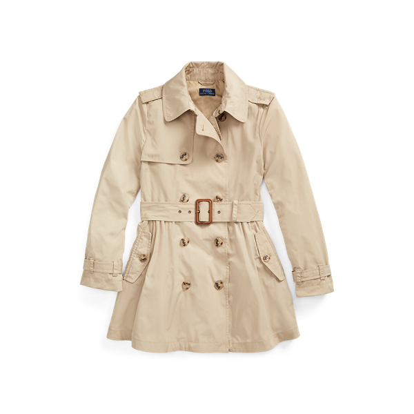 Girls 7-16 Water-Repellent Trench Coat 1
