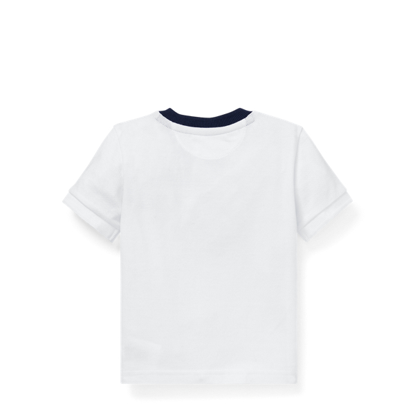 cotton mesh henley shirt
