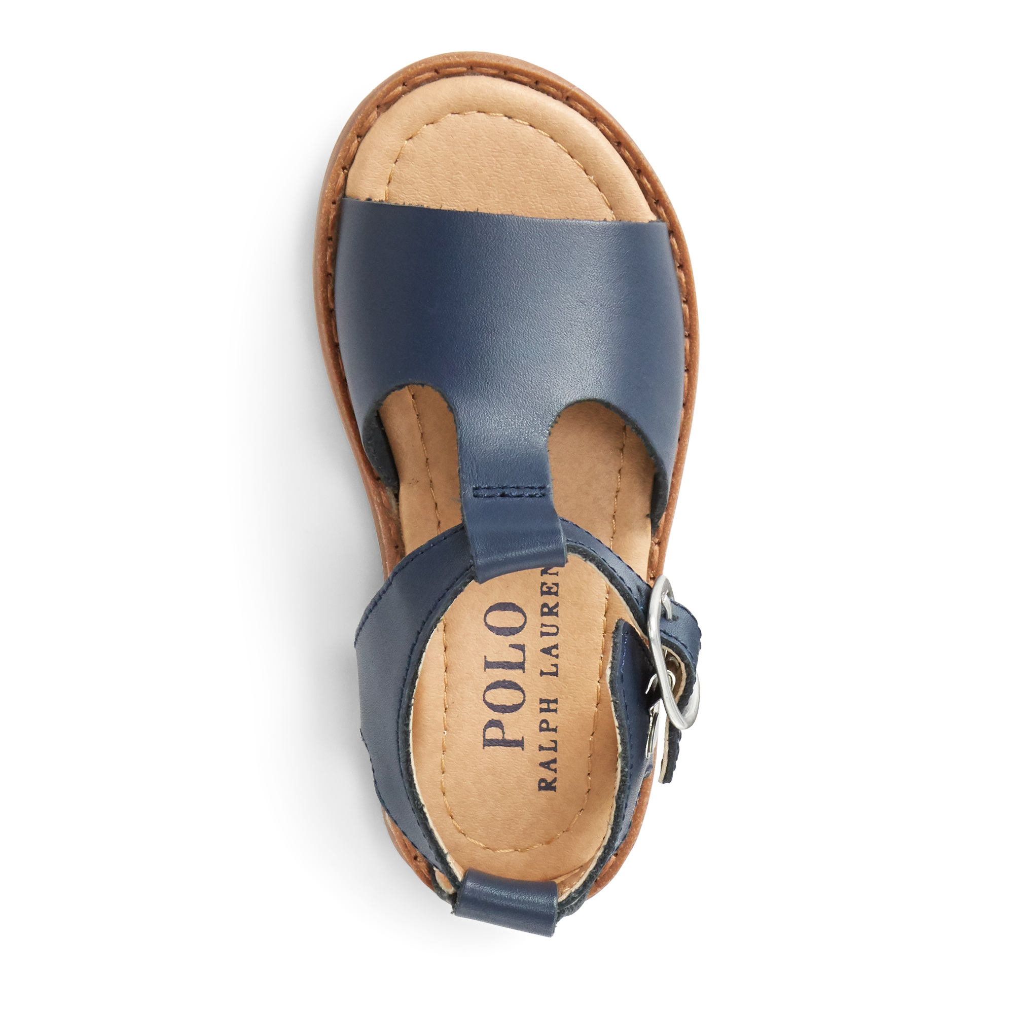 Ralph Lauren Kittredge Leather Sandal. 4