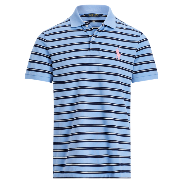 custom slim performance polo