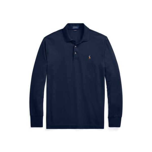 POLO RALPH LAUREN SOFT COTTON LONG-SLEEVE POLO SHIRT,0044400661