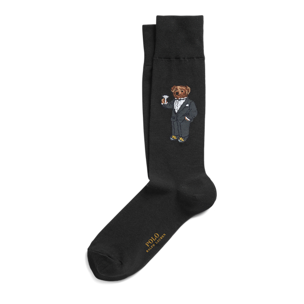 Martini Bear Crew Socks for Men | Ralph Lauren® IL