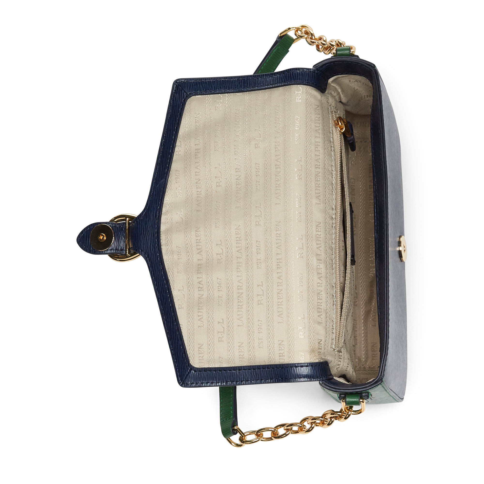Ralph Lauren Color-Blocked Crossbody Bag. 4