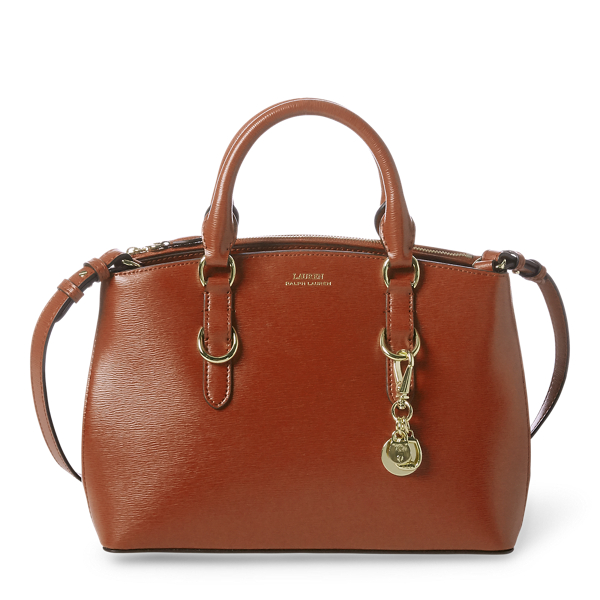 ralph lauren mini leather satchel