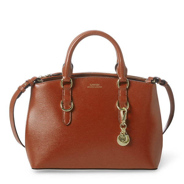 lauren mini leather satchel