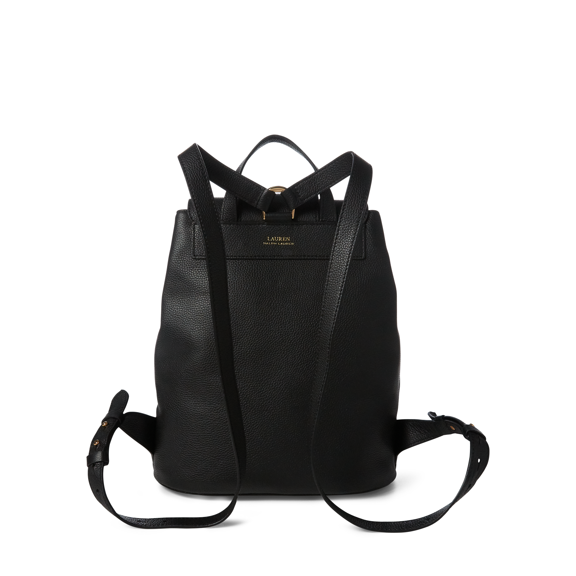 Ralph Lauren Pebbled Leather Backpack. 3