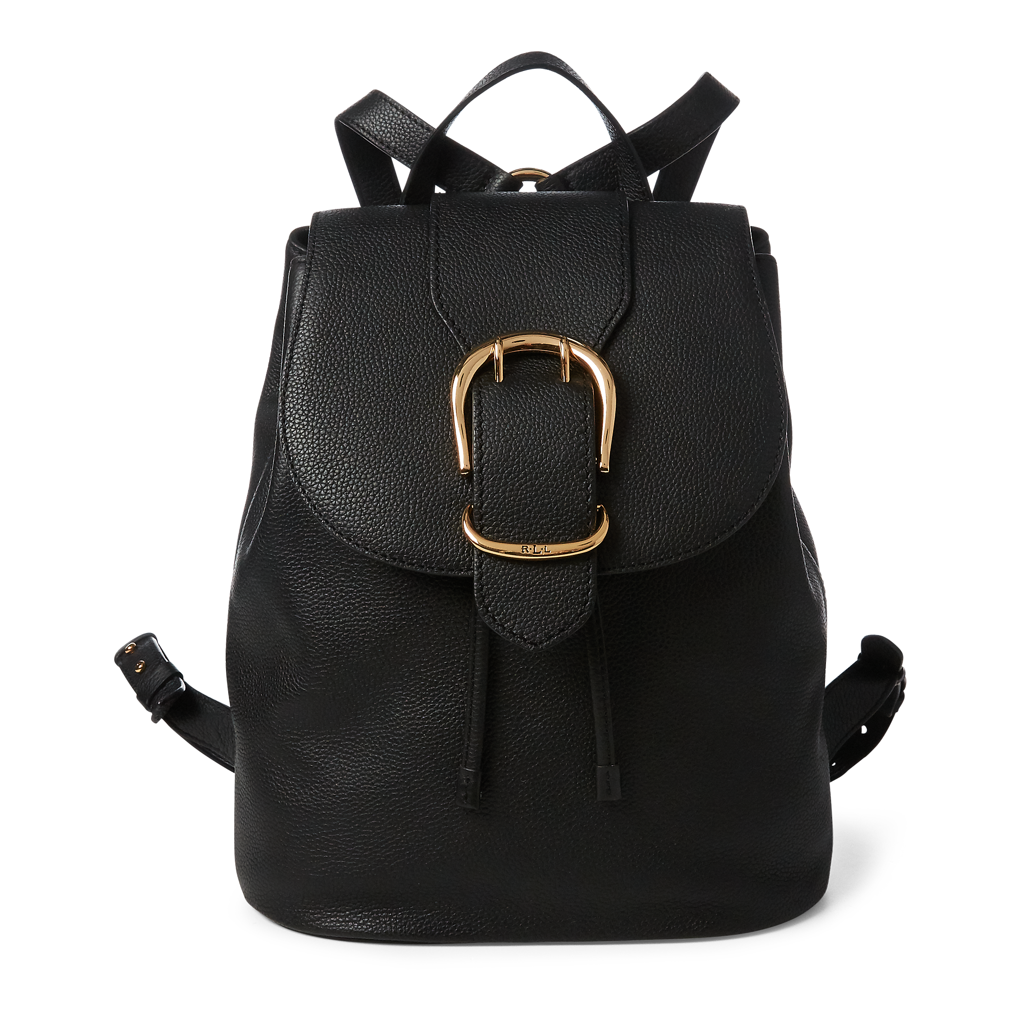 Ralph Lauren Pebbled Leather Backpack. 1