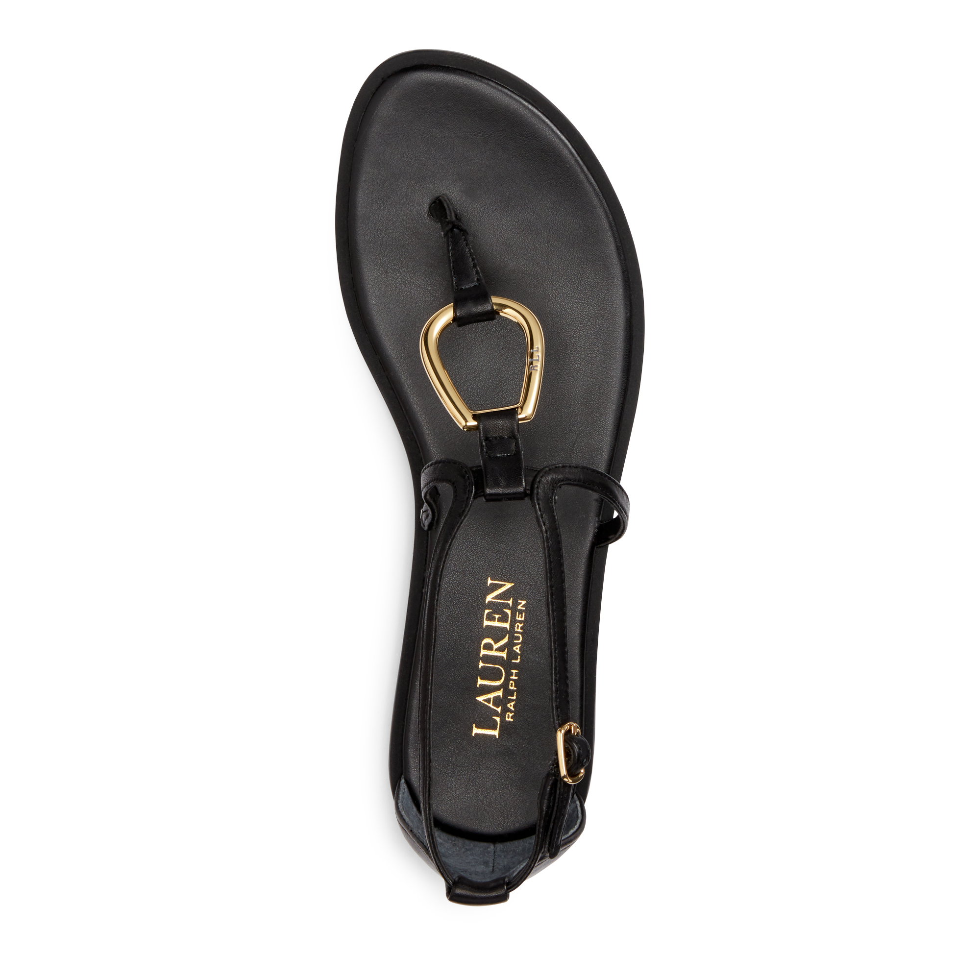 Ralph Lauren Nanine Leather Sandal. 4