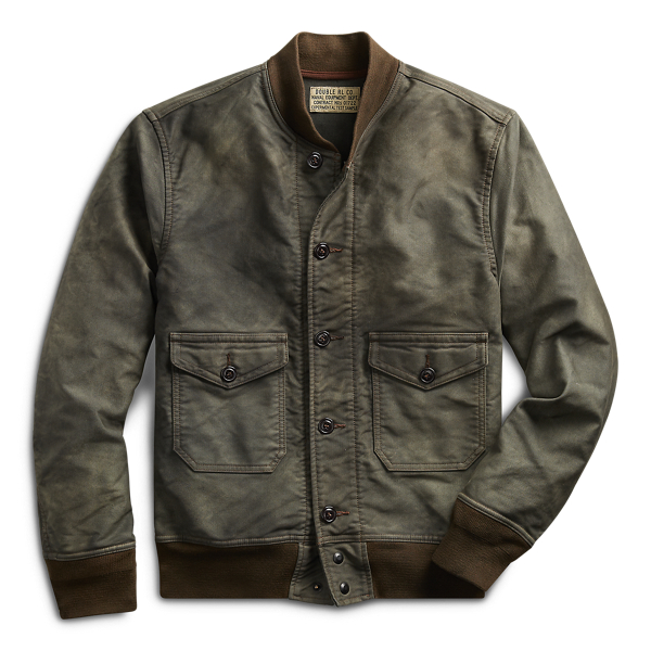 rrl cotton flight jacket