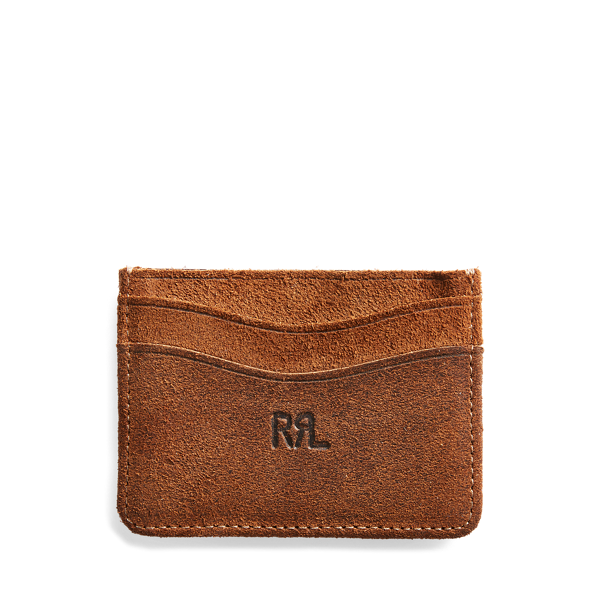 Porte-cartes en daim brut