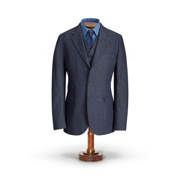 ralph lauren denim suit