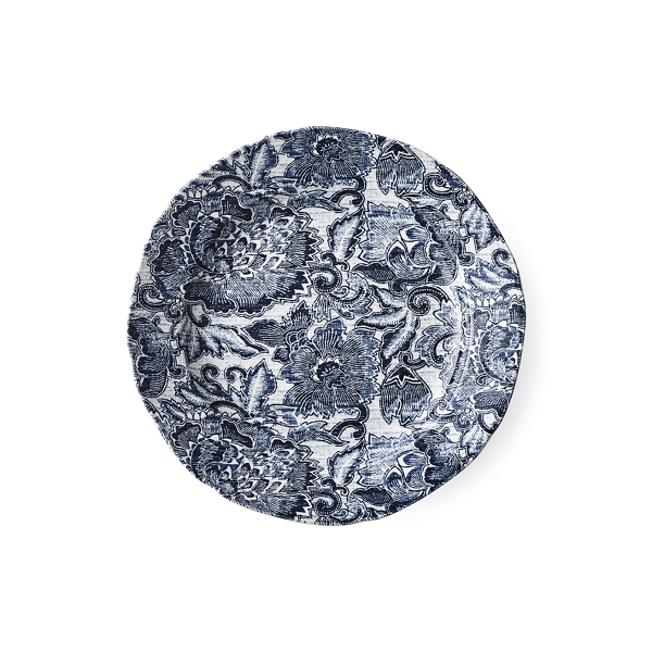 Faded Peony Salad Plate
