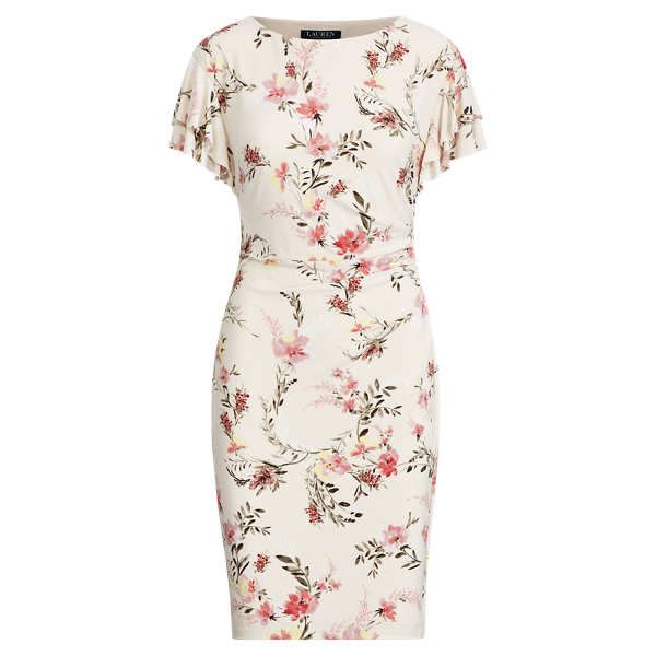 ralph lauren floral jersey dress