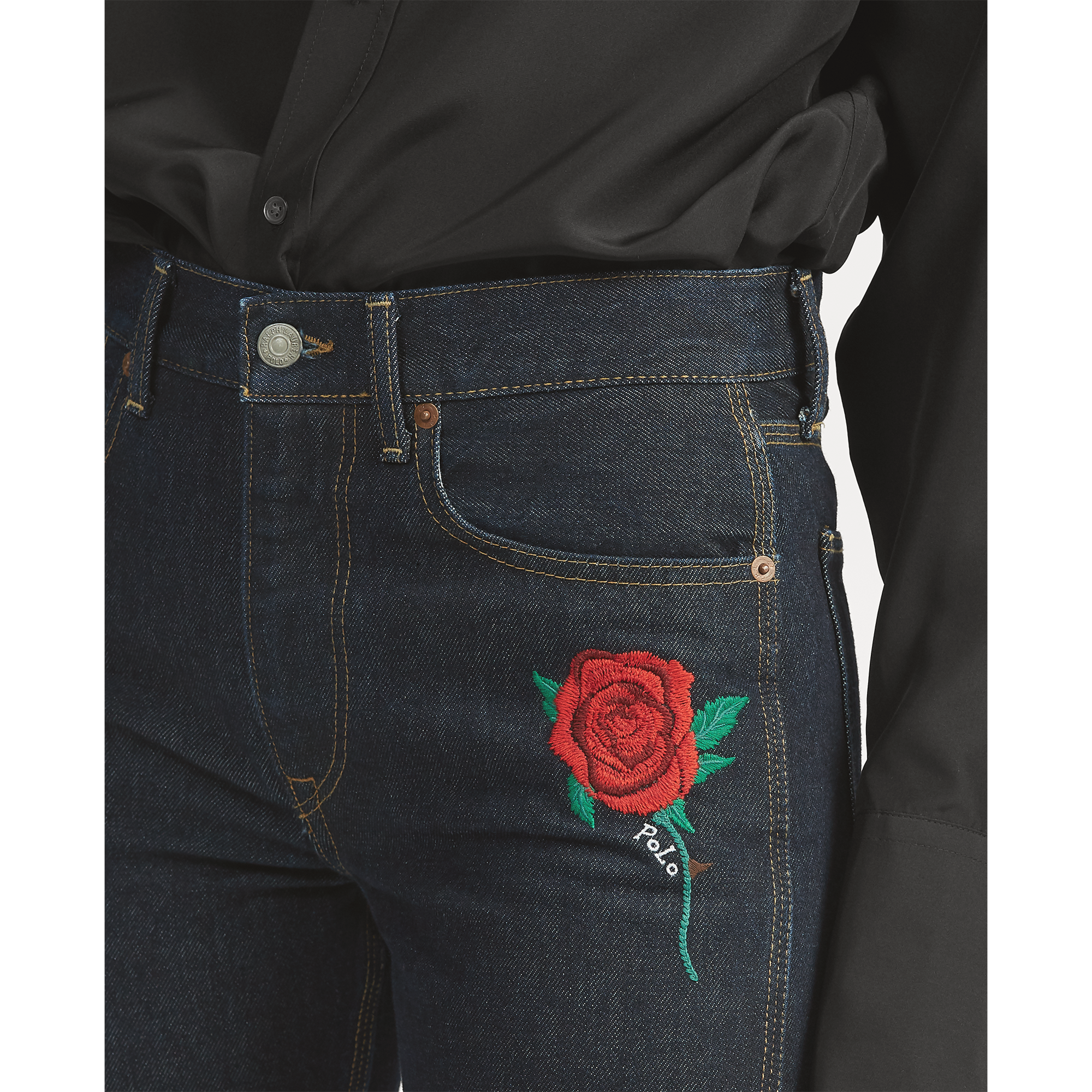 Ralph Lauren Reede High-Rise Straight Jean. 6