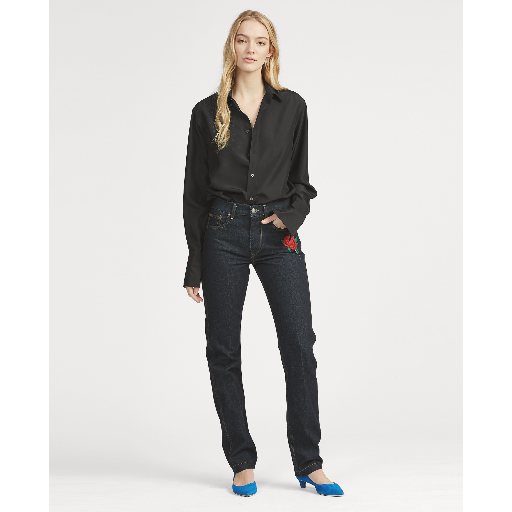 Ralph Lauren Reede High-Rise Straight Jean. 7