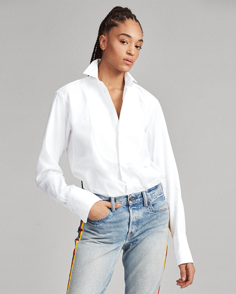 Polo Ralph Lauren Broadcloth Tuxedo Shirt 1