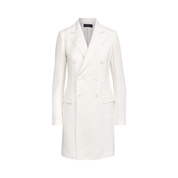 ralph lauren linen blazer womens