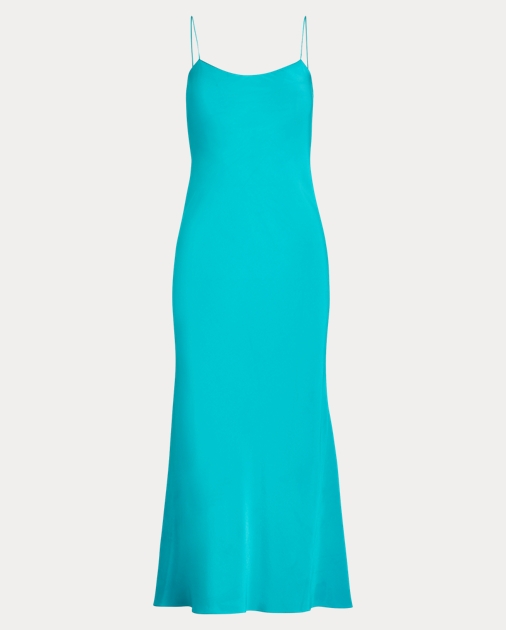 Polo Ralph Lauren Silk Slip Midi Dress 2