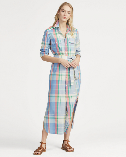 Polo Ralph Lauren Cotton Madras Shirtdress 3