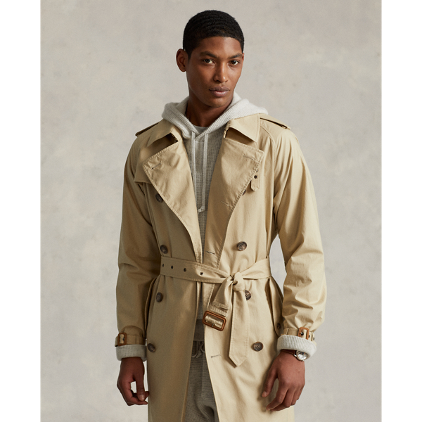 Top 55+ imagen polo ralph lauren trench coat mens