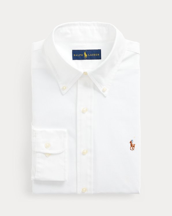 폴로 랄프로렌 셔츠 Polo Ralph Lauren Custom Fit Oxford Shirt,White