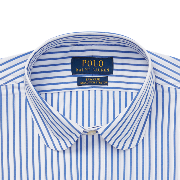 polo ralph lauren slim fit striped poplin shirt