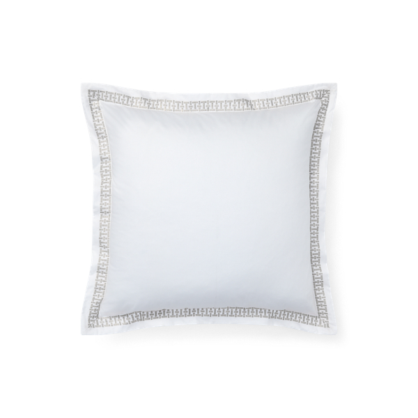 Fronha decorativa Spencer com bordado em cetineta
