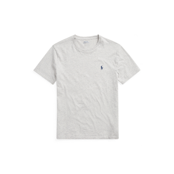 Polo Ralph Lauren Custom Slim Fit Jersey Crewneck T-shirt In Taylor Heather
