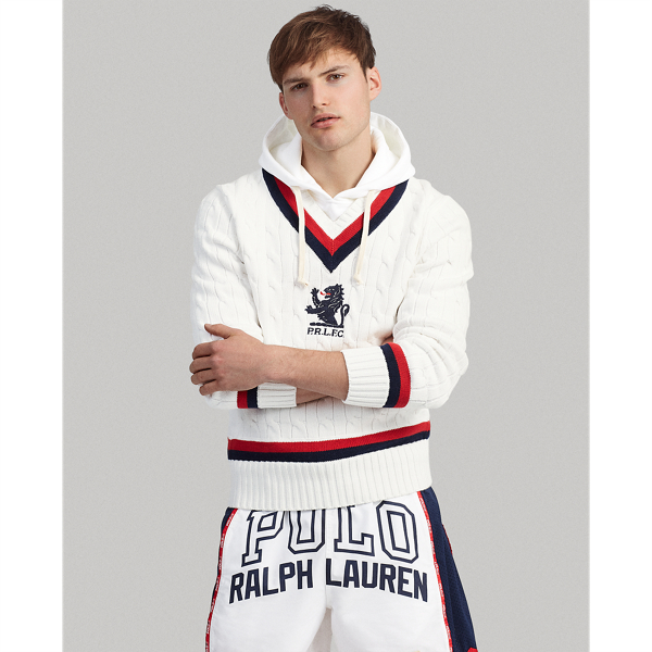 ralph lauren hooded cricket sweater