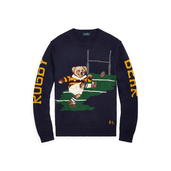 ralph lauren rugby bear hoodie