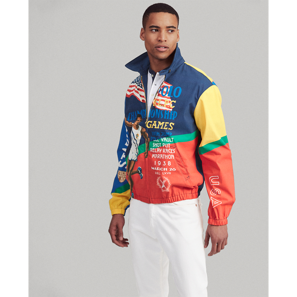 bayport graphic windbreaker