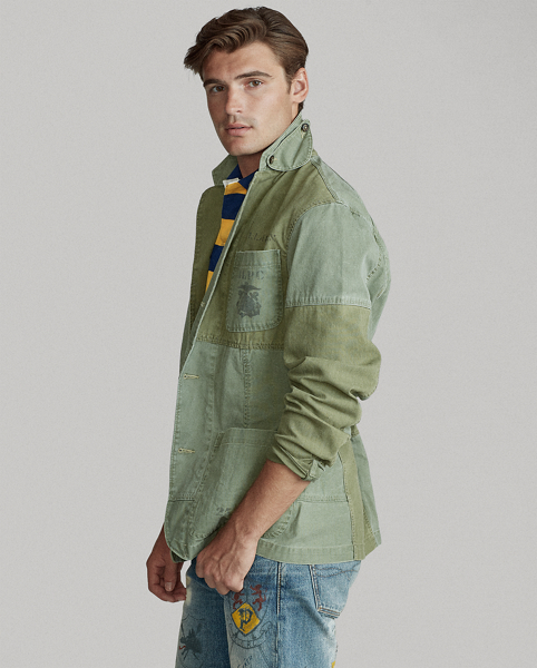 Patchwork Twill Sport Coat