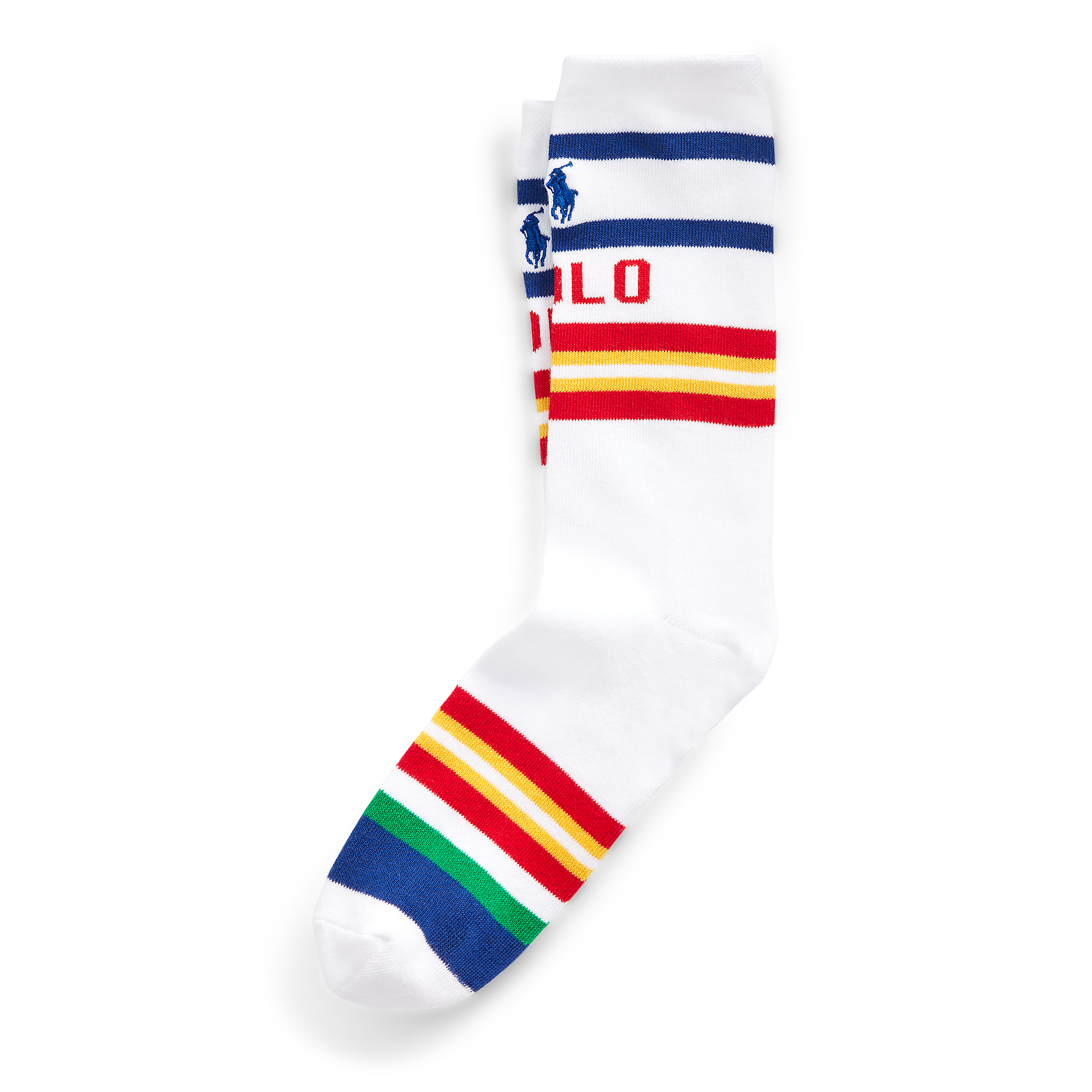 Ralph Lauren Polo Stripe Tube Socks. 1