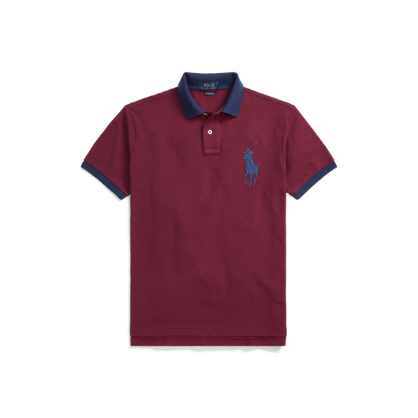 Custom Slim Fit Mesh Polo