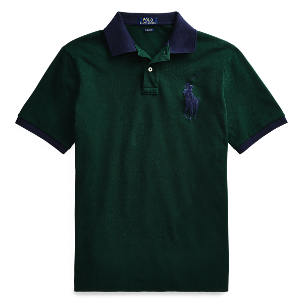 Custom Slim Fit Mesh Polo