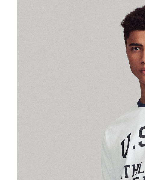 T-shirt graphique en coton coupe classique