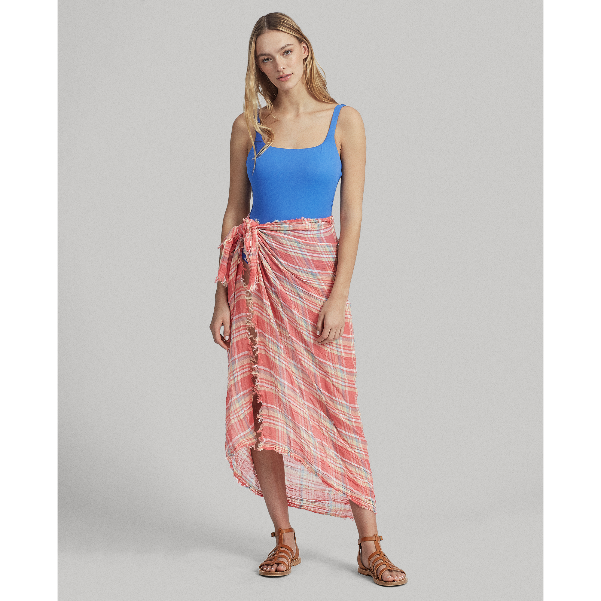 Ralph Lauren Scoopback One-Piece Swimsuit. 1