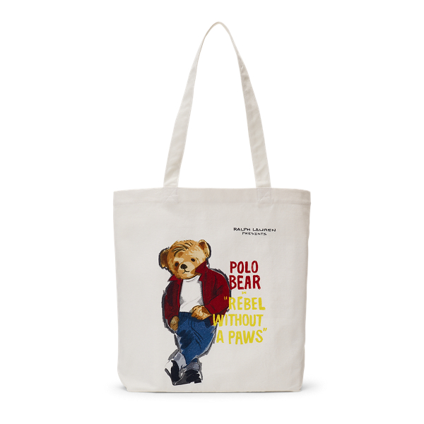 polo bear tote bag