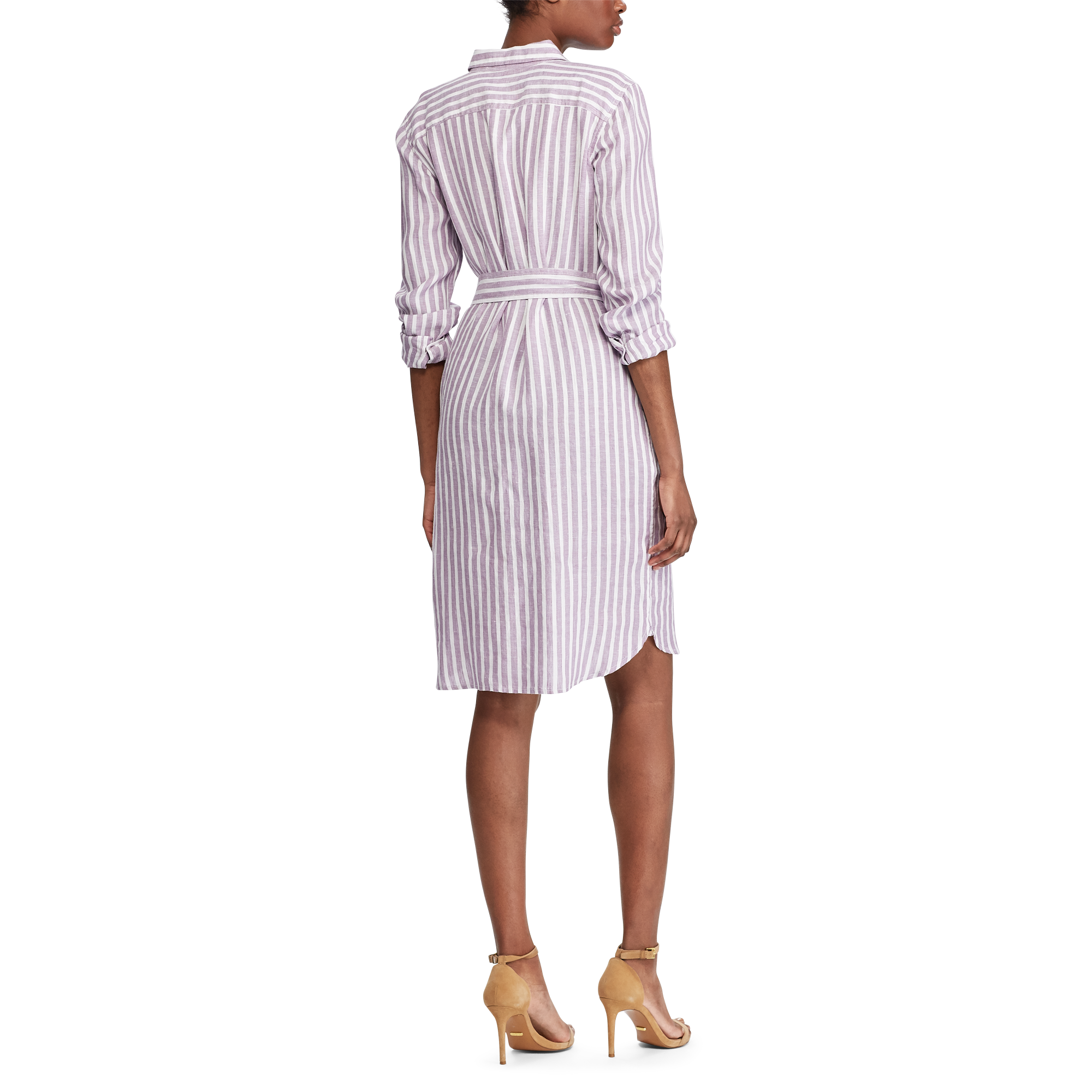 Ralph Lauren Striped Linen Shirtdress. 3