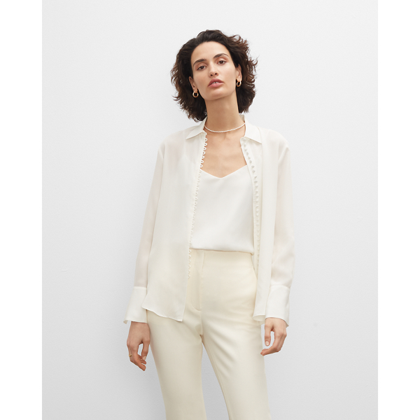 Women's Helek Silk Shirt | Club Monaco