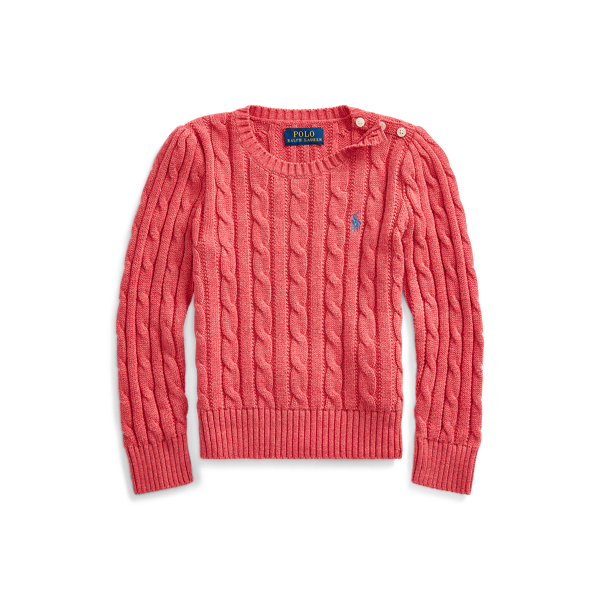 Cable-Knit Cotton Sweater