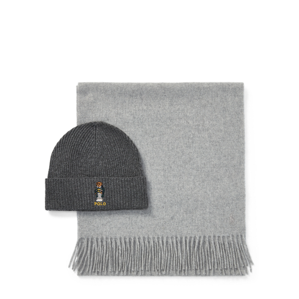 polo hat and scarf