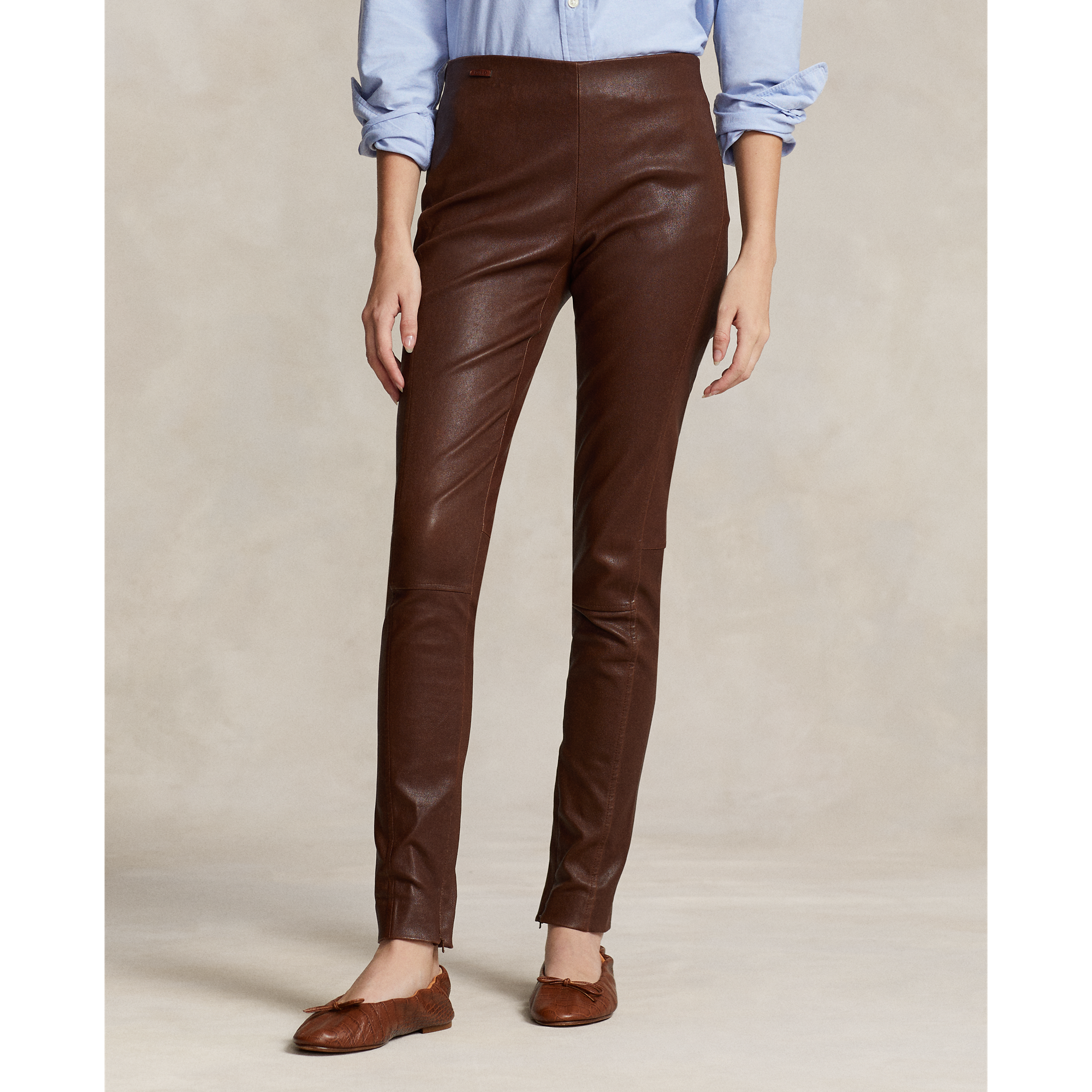 Ralph Lauren Leather Skinny Pant. 3