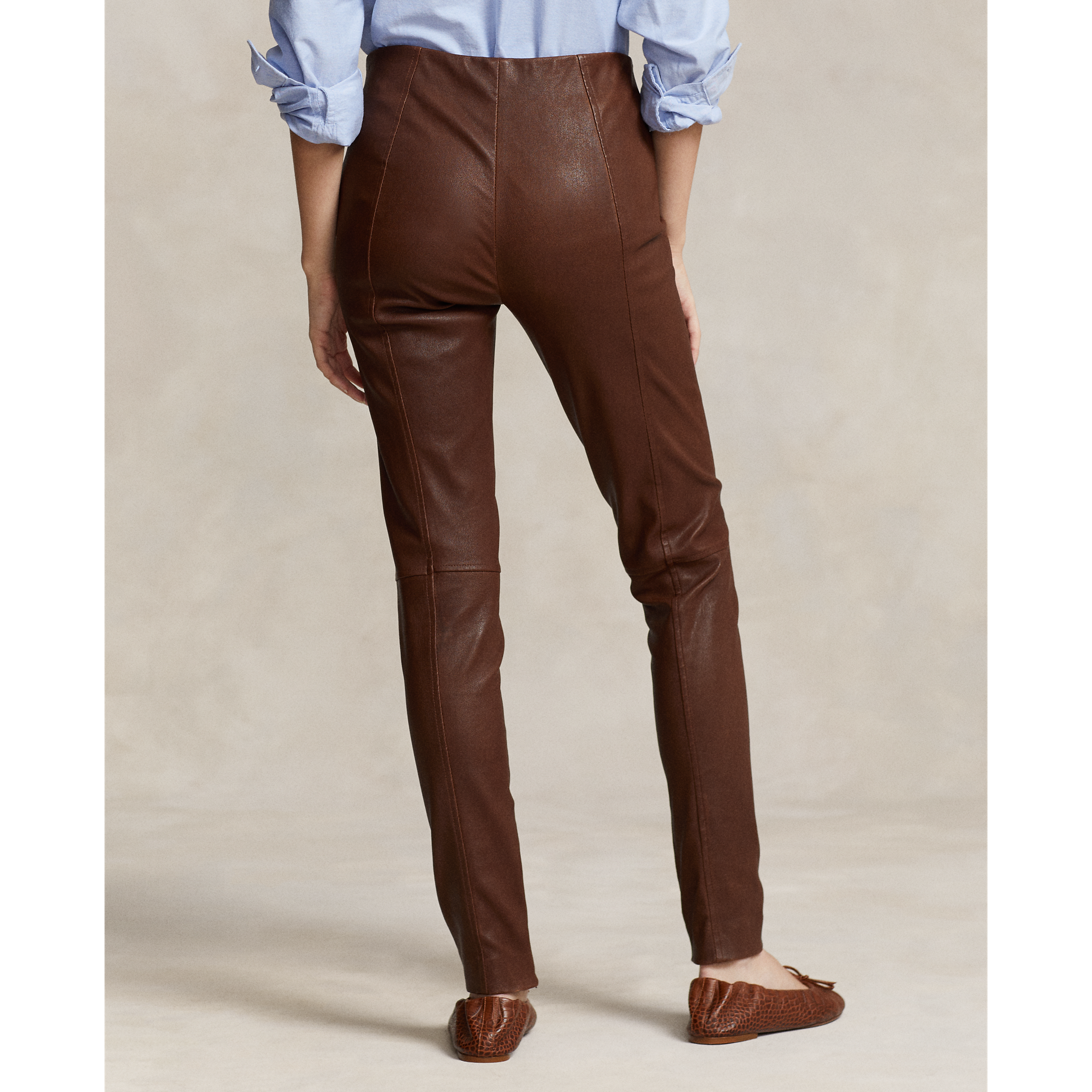 Ralph Lauren Leather Skinny Pant. 4