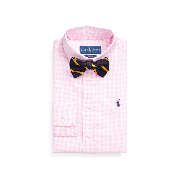Polo Ralph Lauren Slim Fit Gingham Dress Shirt In Blue Multi