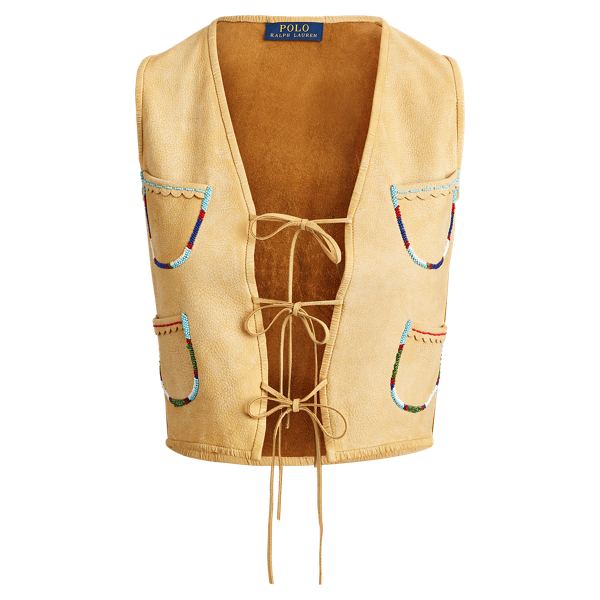 ralph lauren suede vest