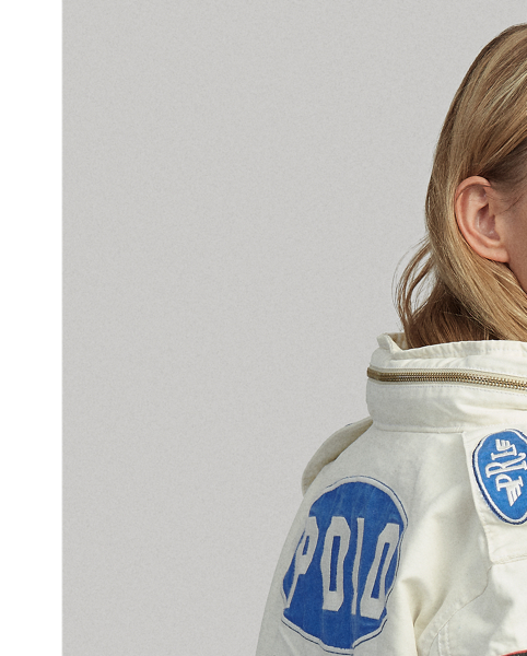 Cotton Canvas Racing Jacket