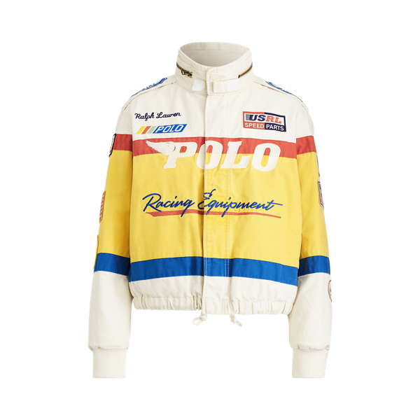 ralph lauren canvas racing jacket