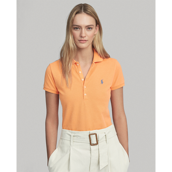 orange polo shirt womens