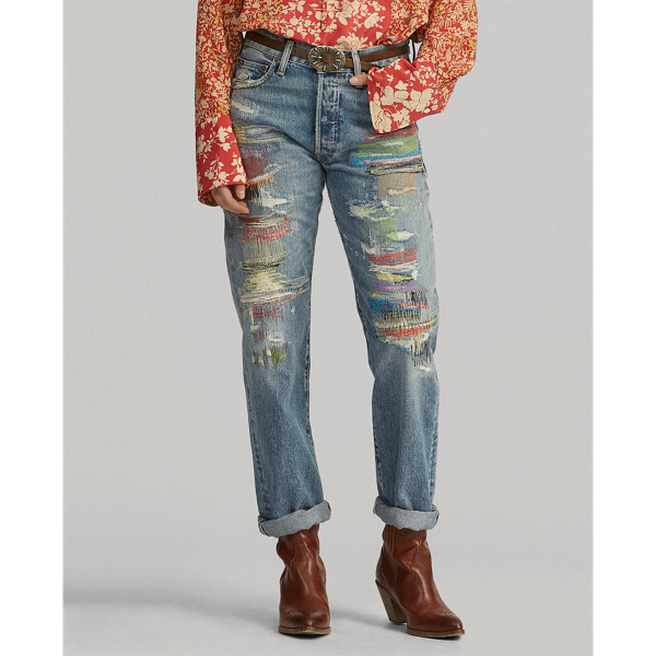 Jeans Femmes DALOOD En Denim Embellished - Taille 24-25 (petite) - Neuf Avec étiquettes